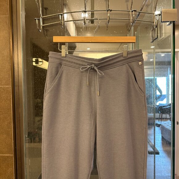 Eddie Bauer Cozy Camp High-Rise Cotton-Blend Fleece Jogger Pants (Purple Haze) - Picture 9 of 16